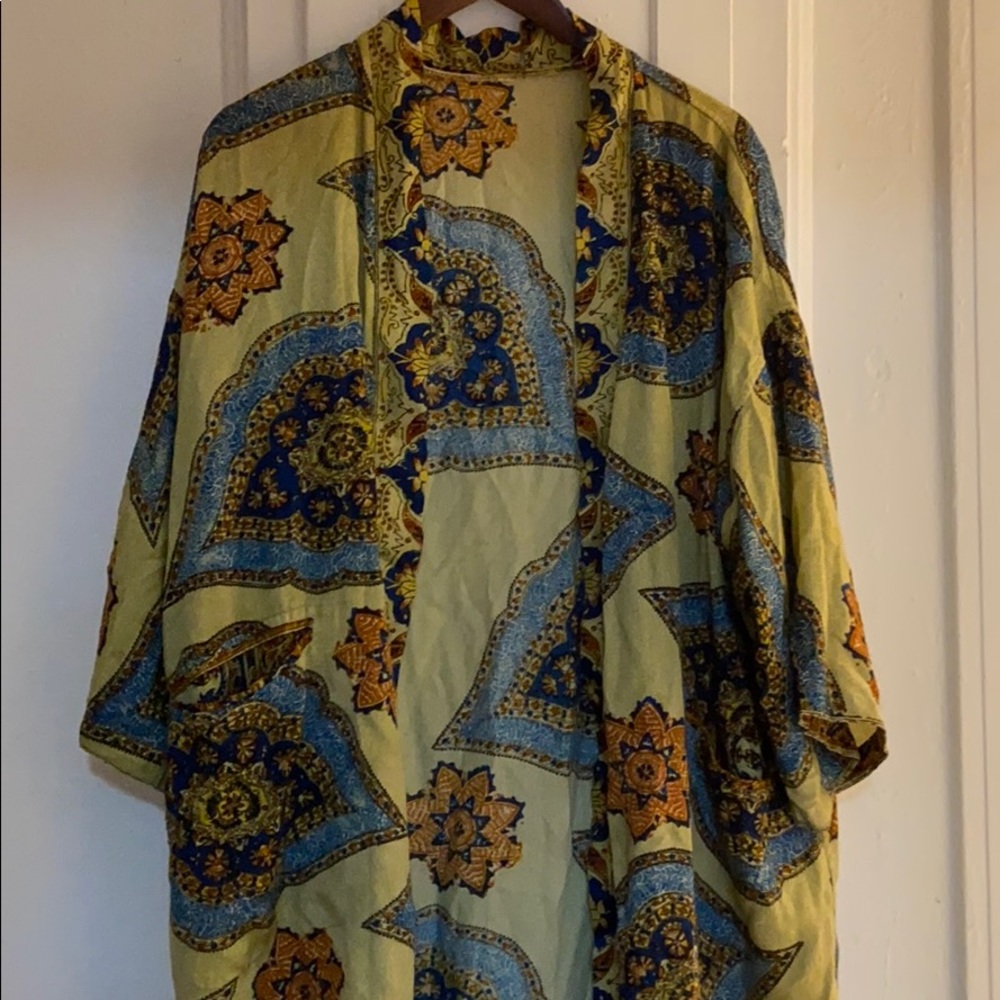 VINTAGE PAISLEY KIMONO DUSTER